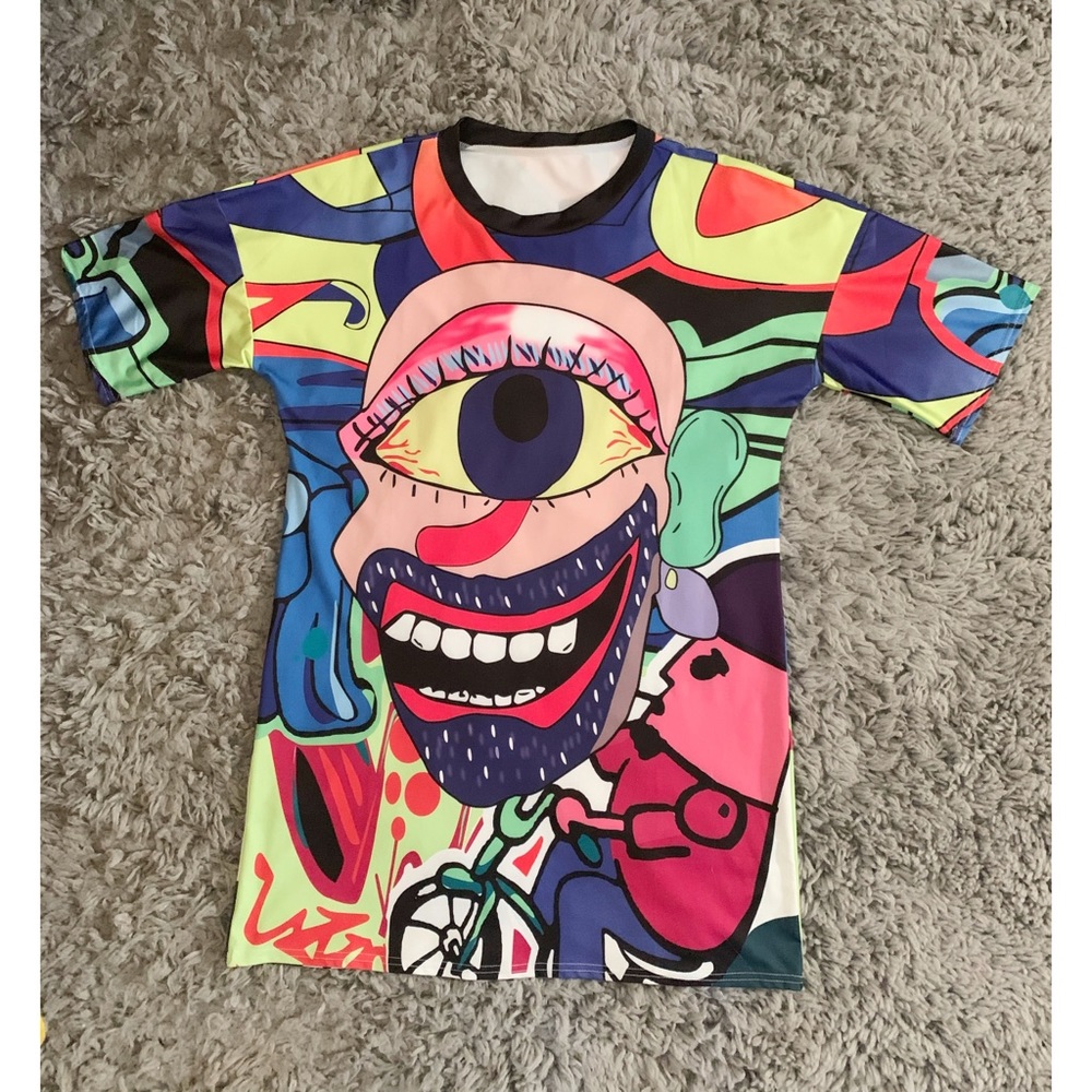 Acid trip on a shirt
